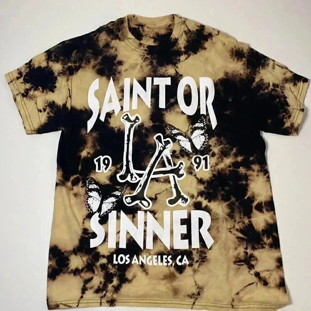 Saint or Sinner Bleach Washed T-Shirt
